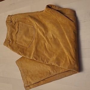 VTG 100% Genuine Suede Sandy Tan Jeans from Newport News Fully Lined